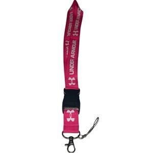 Under Armour Pink Breakaway Lanyard Keychain ID Badge Phone Strap